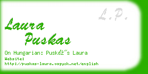 laura puskas business card